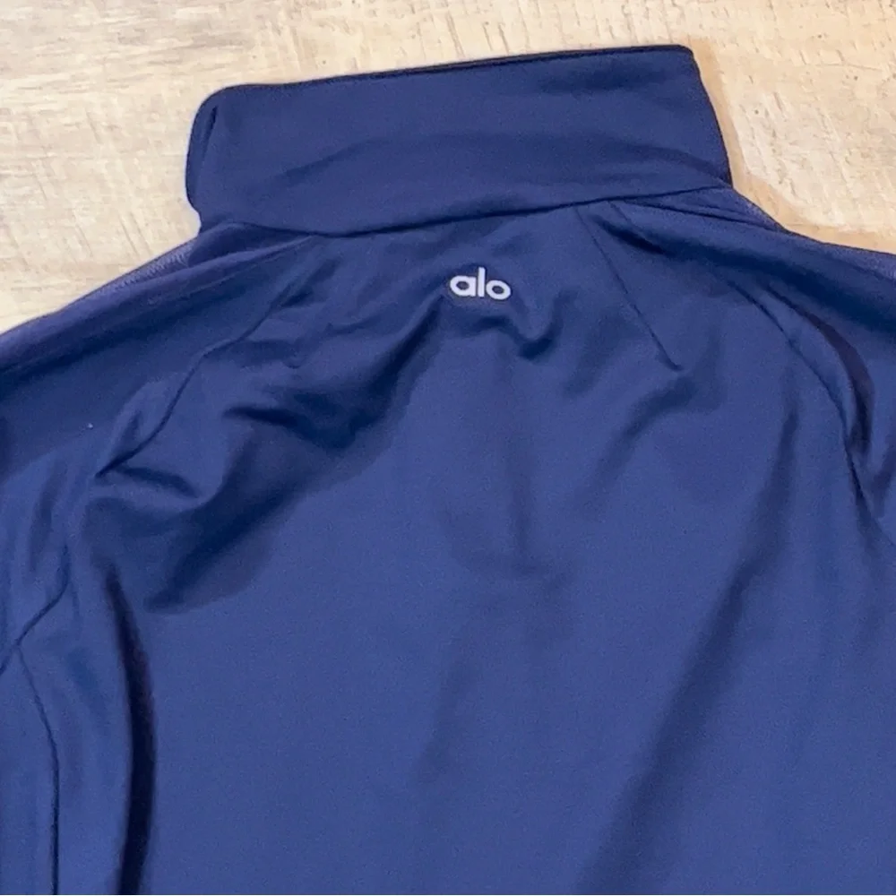 Alo Yoga Women’s Kata Full Zip Mesh Sleeves Jacket Size Large - Picture 8 of 8